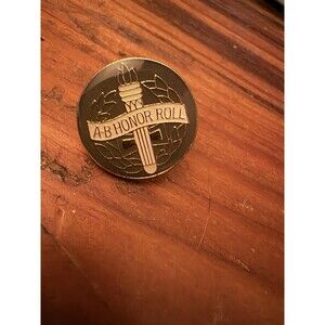 "A-B Honor Roll" Student Academic Achievement Award Lapel Pin